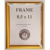 Gold Snap Poster Frame/Picture Frame/Notice Frame 8.5 x 11 Front