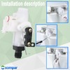 Osompar 31705 RV Toilet Water Valve Kit Compatible with Thetford