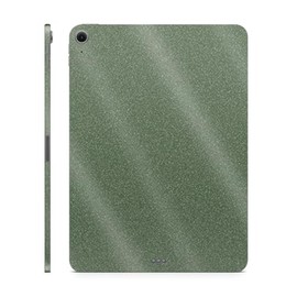 Glossy Glitter Tablet Skin Compatible with Apple iPad Air 11" (M3) 2025 - Solid Olive - Premium 3M Vinyl Protective Wrap Decal Cover - Easy to Apply | Crafted in The USA by MightySkins