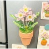 1 Pc Bling Beads Plants Refrigerator Magnets Potte, Cute Handcrafted