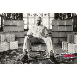 Breaking Bad Walter White All Hail the King Poster 24 x 36