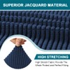 Turquoize Stretch Chesterfield Sofa Covers for Living Room Soft Sofa