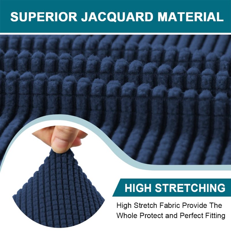 Turquoize Stretch Chesterfield Sofa Covers for Living Room Soft Sofa