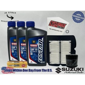 Suzuki Cyclemax Full-Synthetic Ecstar R9000 Tune-Up Kit fits 2003-2007 Suzuki SV1000