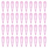 40 Pcs 2 Inch pink Metal Snap Hair Clips No