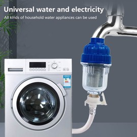 Pre-Filter Sediment Filter - Water Filter for Tap, Sediment in Water Reduce Water Pre-Filter Sediment Filter, Stainless Steel Tap Water Filter for Washing Machines - Water Purifier (1/2 Inch)