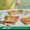 JOLLY CHEF Compostable 5 Compartment Paper Plates 11 * 8