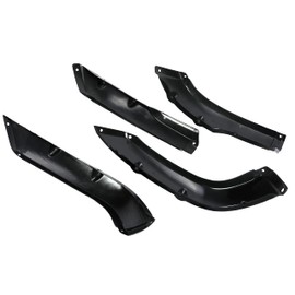 KUAFU Fender Mud Guard Compatible with 2003-2022 Honda TRX650 TRX680 Rincon GPScape Replacement for 80221-HN8-000ZA 61866-HN8-000ZA Black 4Pcs