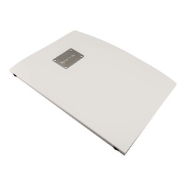 Securit Rio A4 Menu Holder with Fork Design and 1 Double Insert - White