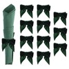 PATIKIL Napkin Rings Bow, 12 Pcs Velvet Napkin Holder Ring