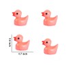 Pcxino 400pcs Mini Resin Duck Bulk Tiny Duck Figures for