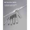 110 PCS Metric Tap and Die Set, M2-M18 Rethreading Kit