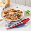 Royal Cuisine 3 pcs Silicon Kitchen Set Red, Silicon Tongs,
