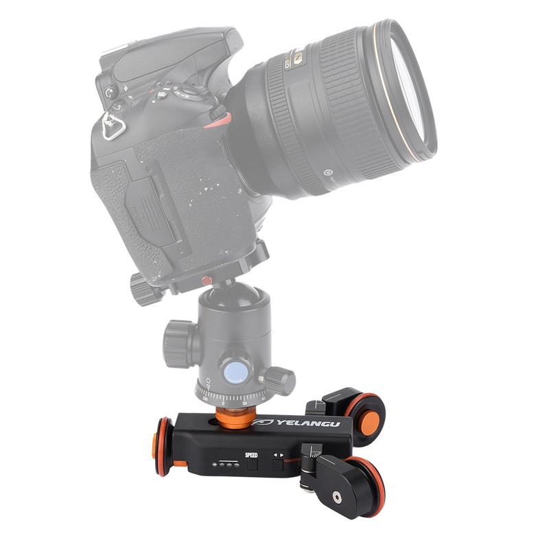 YELANGU L4X Mini Motorized Electric Track Slider Motor Dolly Truck