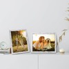 HORLIMER 8x10 Picture Frame Set of 15, Rustic White Photo