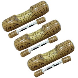 6 Pcs Jumbo Inflatable Battle Log Rafts Pool Games for 3 Players Pool Toys for Kids Age 8-12, Inflatable Floating Row Pool Floats, Pool Game for Adults and Family Summer Swimming Pool Party Beach