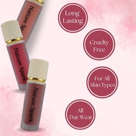 Nature Spark Liquid Blush - Long-lasting, Natural-looking Daily Makeup Vegan & Cruelty-Free (Rouge, One)