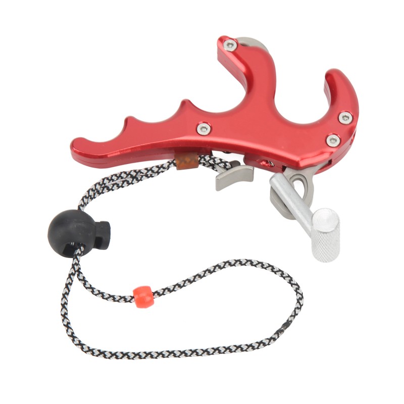 4 Finger Archery Release Aid Grip Aluminum Alloy Compound Bow