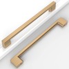 Amerdeco 8 Pack Champagne Gold Cabinet Pulls 192mm Hole Center