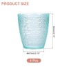 sourcing map 7oz Acrylic Drinking Glasses, 4Pcs Plastic Reusable Tumblers