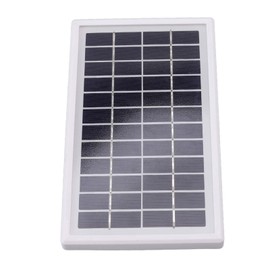 9V Solar Panel, High Efficiency Polysilicon Panel, Portable 3W Solar Charger for Outdoor Lights