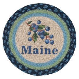 MSPR-700 Blueberry Maine Printed Round Trivet 10"x10"