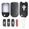KeylessAutoParts 2x for Honda Civic 2014-2020 Modified Flip Remote Key