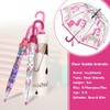 Wxjiahetai Kids Clear Bubble Umbrella Transparent Dome See Through Child
