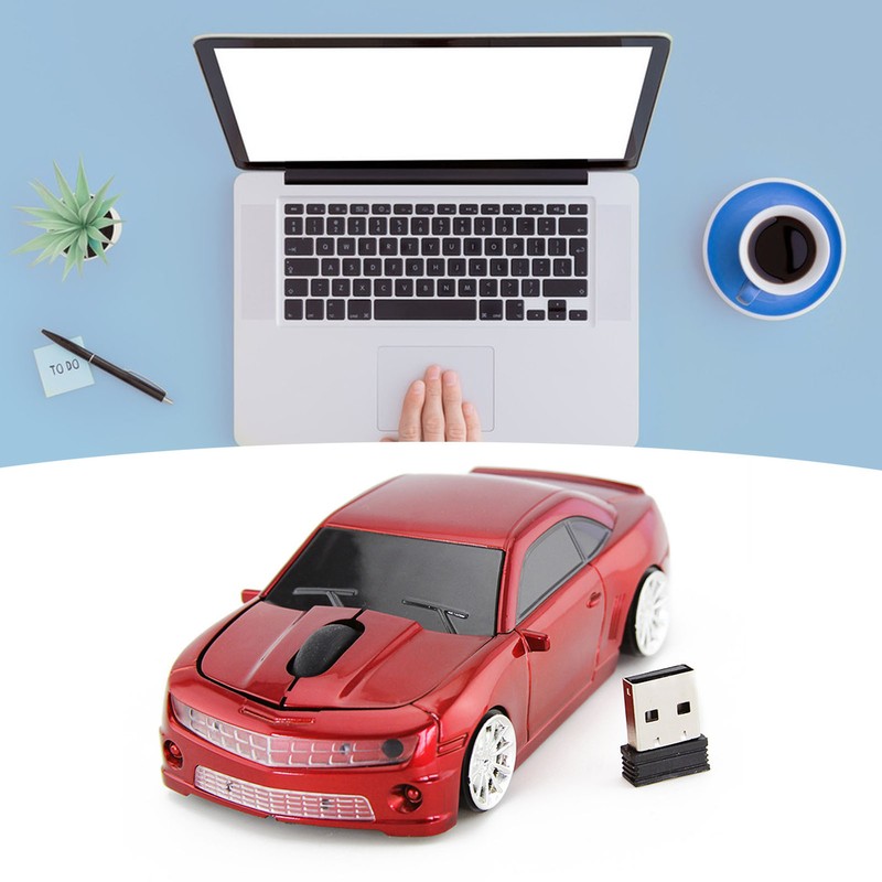 Sport Car Shaped Wireless Computer Mouse 2.4G High Accuracy Sensor