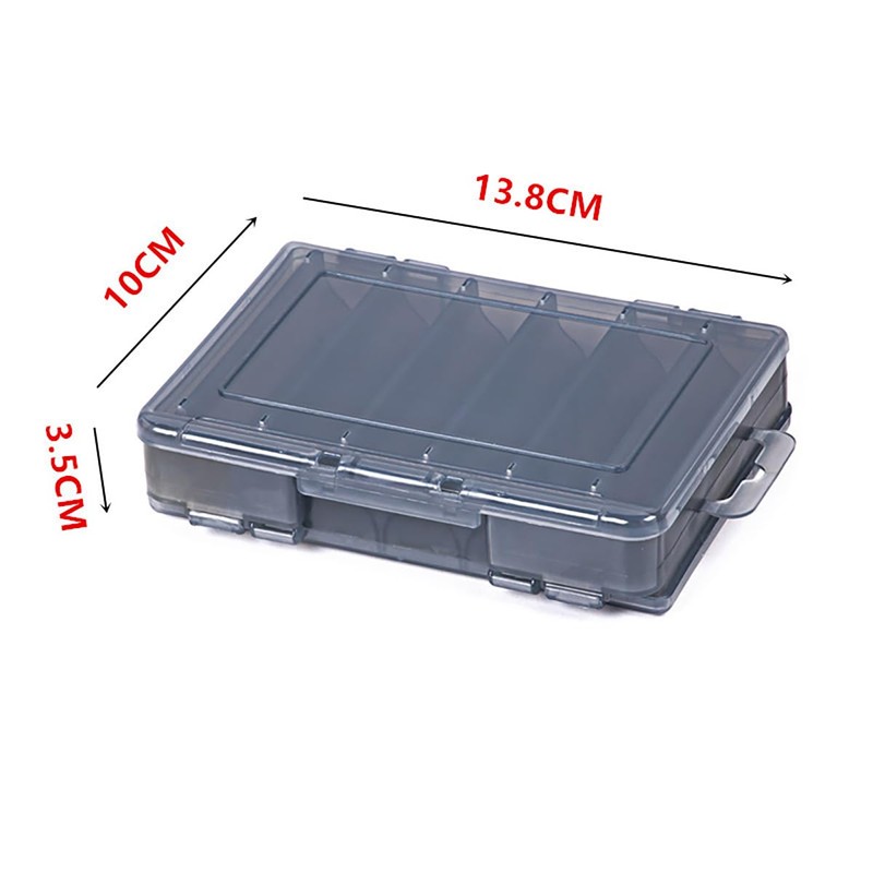 AIMALL 14-Compartment Fishing Tackle Box, Dual-Sided, Lightweight Lure and Hook
