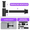 Siphon Black Matt for Sink, Premium Siphon Washbasin, Brass Walls,