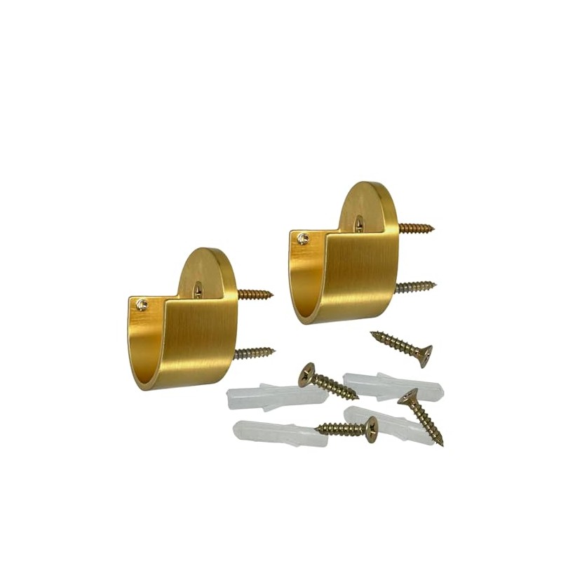 Desunia Closet Rod Support Flanges with Screw On Attachment |