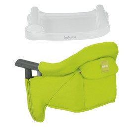 Inglesina Fast Table Chair with Dining Tray Plus - Award-Winning Convenient Baby High Chair - Use at Most Tables or Restaurants Without Leaving Scratches, Lime
