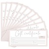 CIAEXRN Gift Certificates for Business, Light Pink Blank Gift Cards