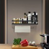 Czkdtt No-Drill Hanging Spice Rack for Kitchen Shelf, Wall, with