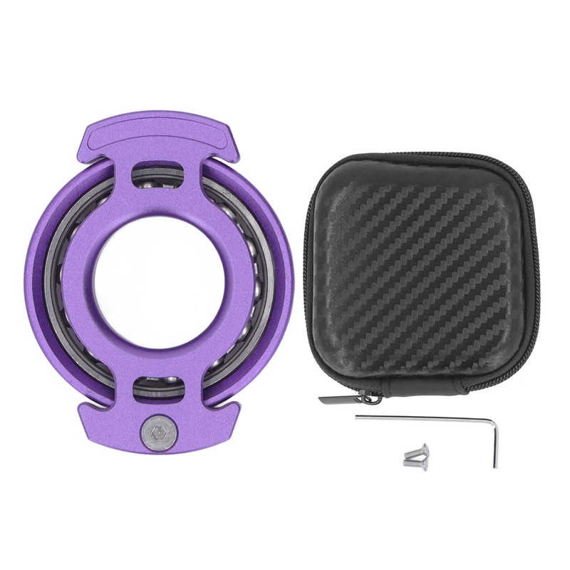 Fingertip Gyroscope Reduce Anxiety Free Rotating Metal Ring Decompression Toy