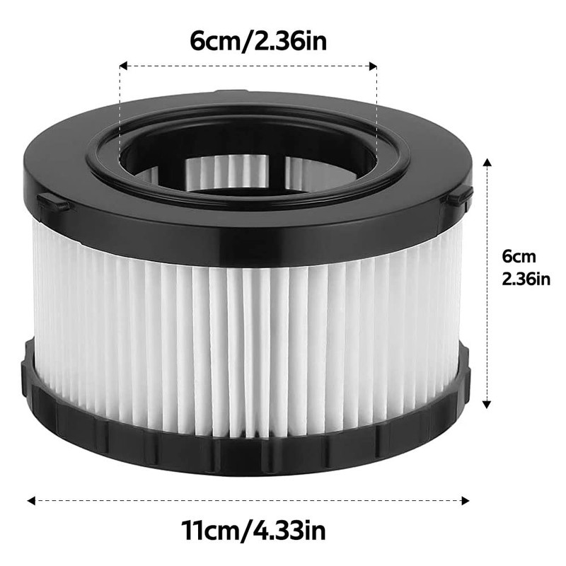 4 Pack DC5151H HEPA Filter Replacement Fit for DEWALT DC5151H