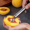 2pcs Fruit Core Removing Tools Peach Core Removers Cherry Pitter