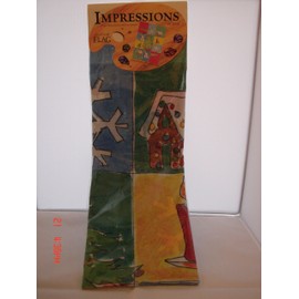 Impressions Christmas Patchworks Outdoor Flag New Sealed 25x38