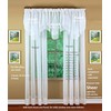 Today's Curtain Emelia Original Voile Ascot 25", White, 40" W