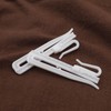 eMagTech 100PCS 85mm Curtains Hooks Adjustment Deep Pinch Pleat Hooks