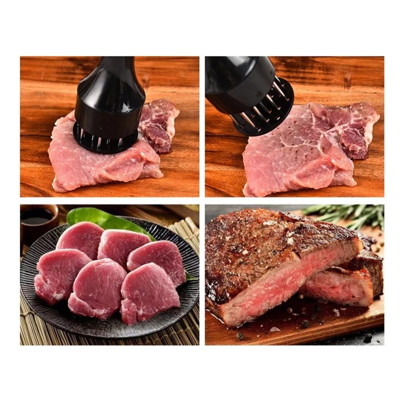 Lecute Ablandador De Carne Acero Inoxidable Preparacion Cocina
