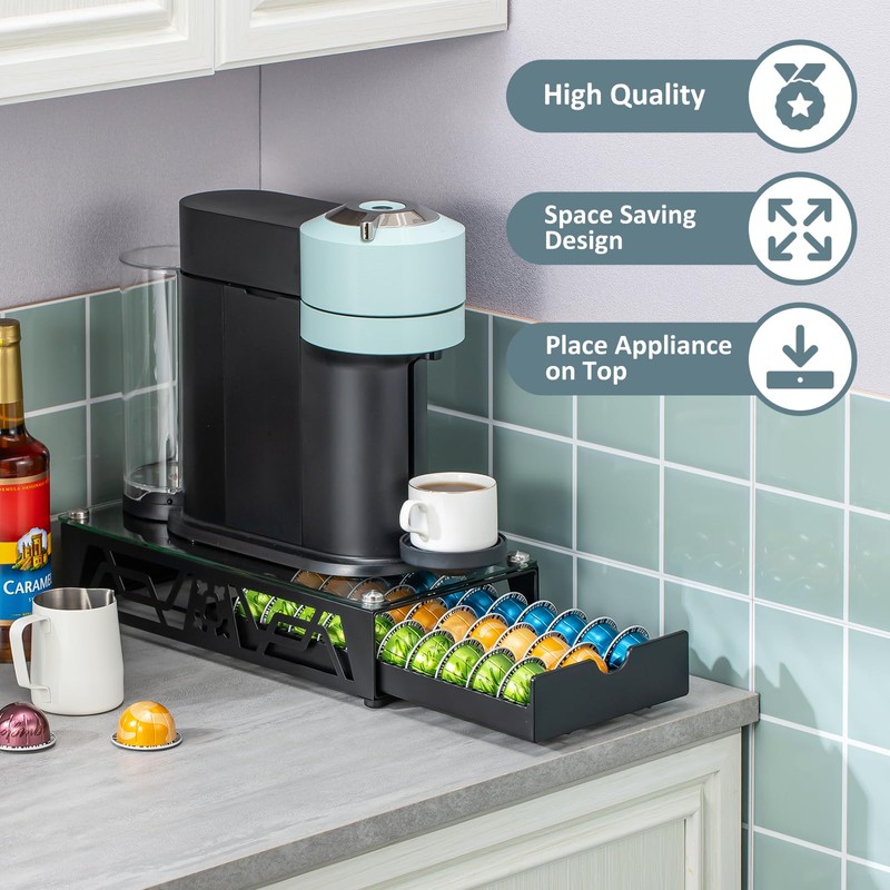 Rice rat Nespresso Pod Holder Pod Drawer Cabinet Pod Storage