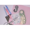 Loveria Rotary Cutter Fabric and Paper, 45 mm Stainless Steel,