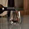 Viski Alchemi Aerating Wine Glass, Double Walled Tasting Tumbler for
