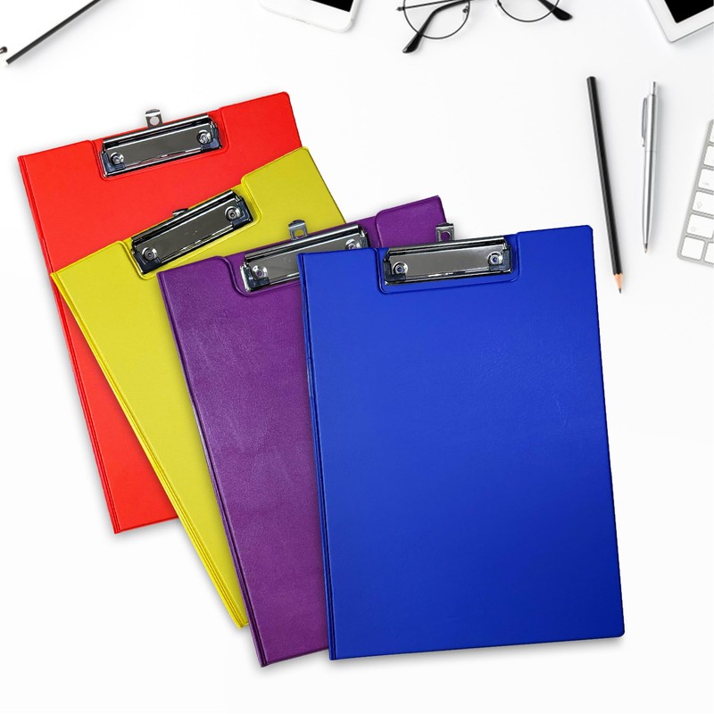 Janrax A4 Red PVC Foldover Clipboard