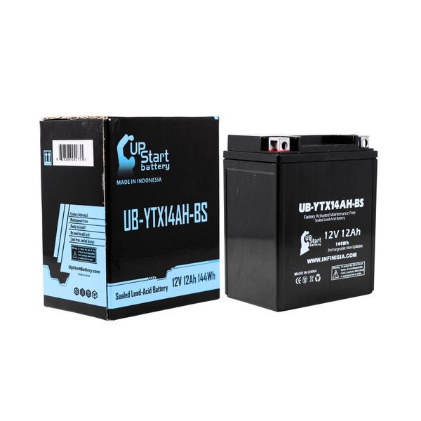 UB-YTX14AH-BS Battery Replacement for 2016 Polaris Ranger Crew 570-6 570