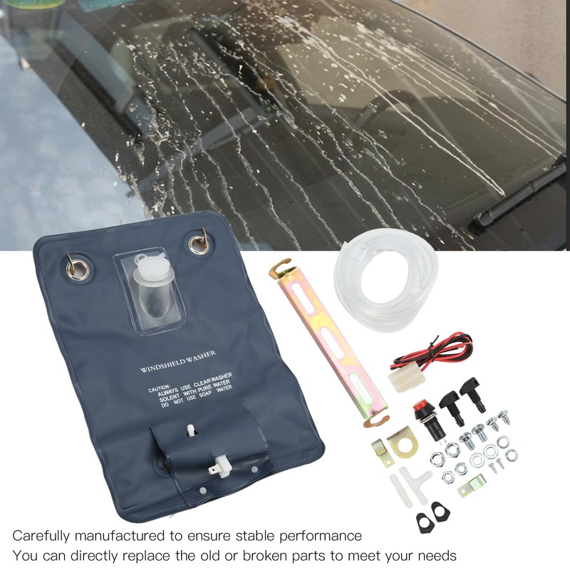 Windshield Washer Kit Easy Replaceable Convenient Practical Washer Bag Kit
