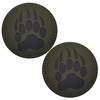 Round Bear Infrared Reflective Patches Sew on Appliques Decorate Badges