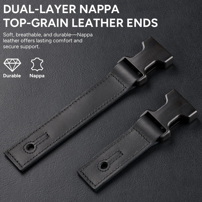 Amumu SNAPLOCK Guitar Strap with Clip - Metallic Gold Nylon